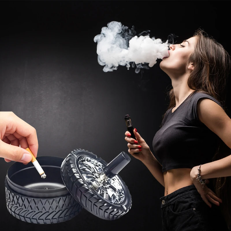 BOLTIFY New Creative Tyre Hub Rotating Style Fashion Ash Tray Alloy Round Smokeless Press Up Ashtray portable ashtray
BOLTIFY New Creative Tyre Hub Rotating Style Fashion Ash Tray Alloy Round Smokeless Press Up Ashtray portable ashtray