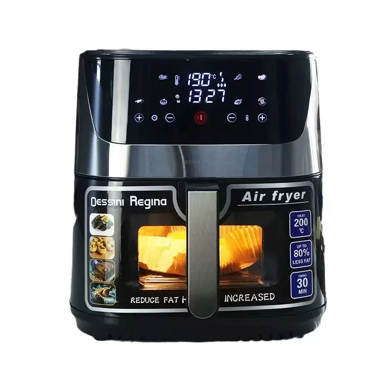 12L air Fryer with Visible Display - Touchscreen Operation - Suitable for Making Oil-free Fried Chicken and French Fries at Home
12L air Fryer with Visible Display - Touchscreen Operation - Suitable for Making Oil-free Fried Chicken and French Fries at Home