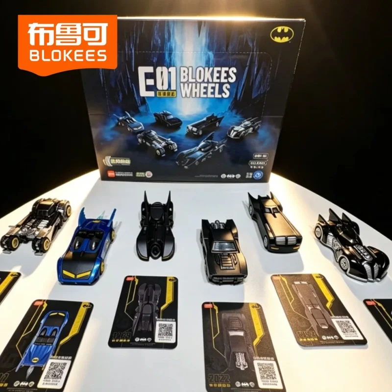 Blokees Wheels 1:64 E01 Gothan Shadows Batmobile Blind Box Batman Assembled Car Model Collectible For Movie Fans Collectors
Blokees Wheels 1:64 E01 Gothan Shadows Batmobile Blind Box Batman Assembled Car Model Collectible For Movie Fans Collectors