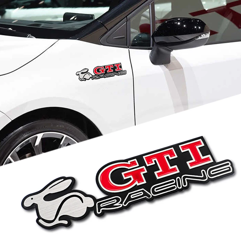 3D Metal Rabbit GTI Logo Badge Sticker Car Body Decal For VW GTI Polo Golf Passat B6 B5 Tiguan Jetta Scirocco Touareg CC Beetle
3D Metal Rabbit GTI Logo Badge Sticker Car Body Decal For VW GTI Polo Golf Passat B6 B5 Tiguan Jetta Scirocco Touareg CC Beetle