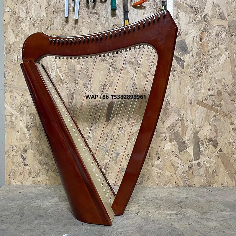 Professional 26-String Lever Harp Kid-Friendly Irish Lyre Harp Instrument for Beginners Musical Accessories Similar Tuba Bagpipe
Professional 26-String Lever Harp Kid-Friendly Irish Lyre Harp Instrument for Beginners Musical Accessories Similar Tuba Bagpipe