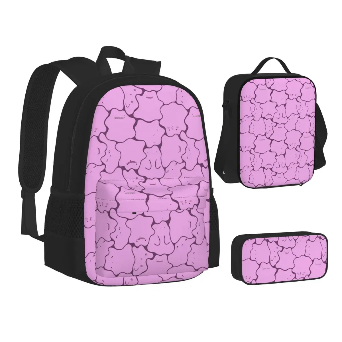 Ditto Pattern (no Shiny) Backpacks Students Bookbag School Bags Kids Rucksack Lunch Bag Pen Bag Three-Piece Set
Ditto Pattern (no Shiny) Backpacks Students Bookbag School Bags Kids Rucksack Lunch Bag Pen Bag Three-Piece Set