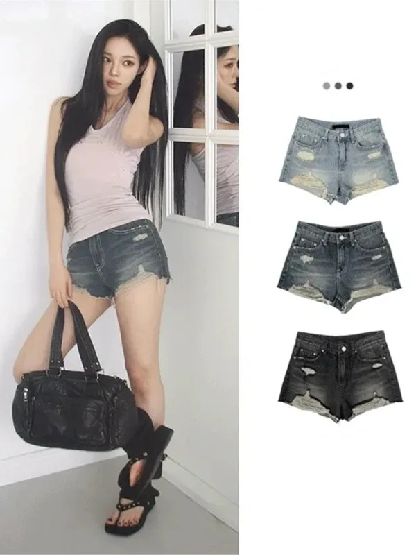 Dongda Gate Fashion Comfortable New Arrival Trendy Denim Shorts High Waist Wide Leg Casual Style Cotton Jeans Shorts for Women
Dongda Gate Fashion Comfortable New Arrival Trendy Denim Shorts High Waist Wide Leg Casual Style Cotton Jeans Shorts for Women