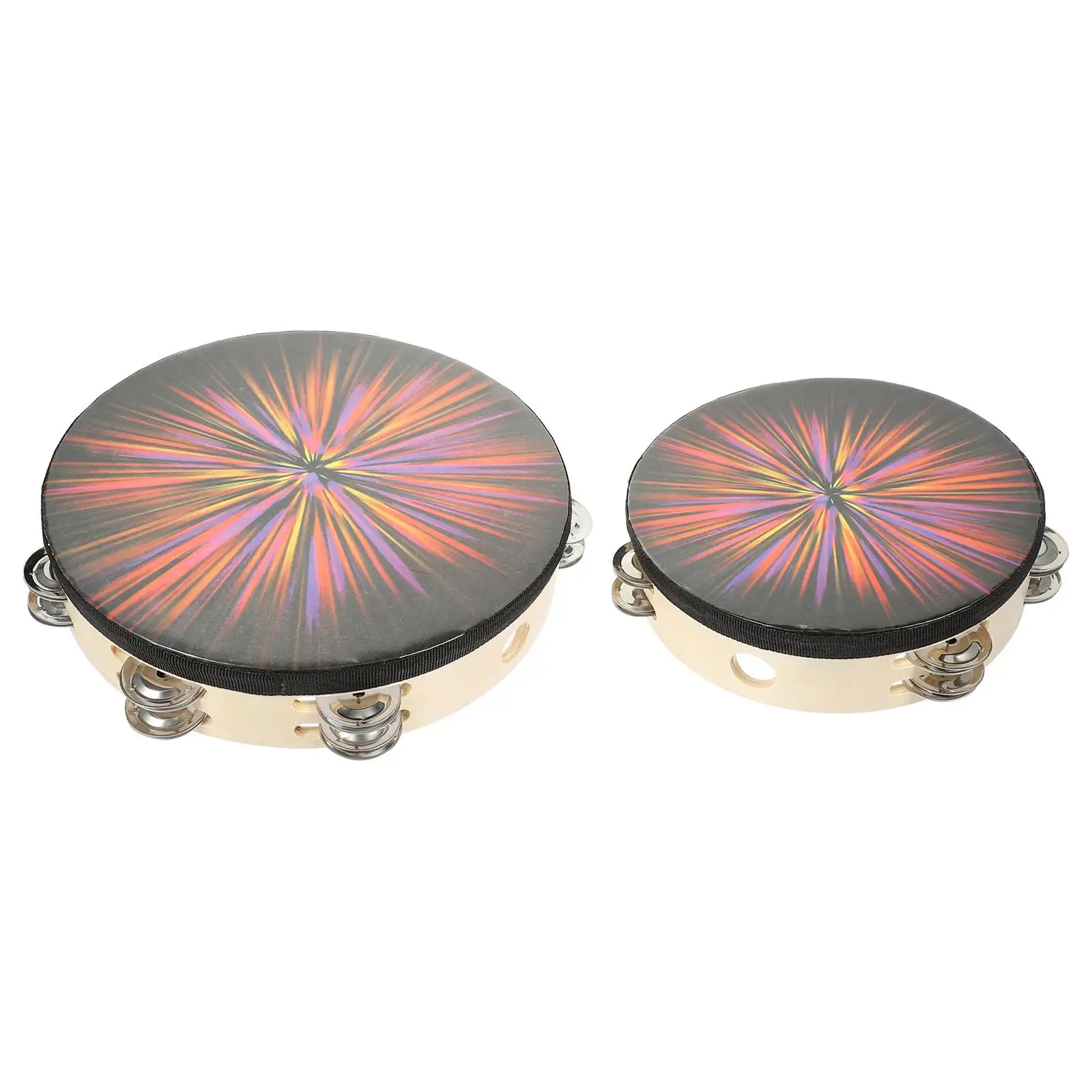 2Pcs Bright Tambourines Durable Kids Percussion Toys Musical Instruments for Children Education Stage Performance
2Pcs Bright Tambourines Durable Kids Percussion Toys Musical Instruments for Children Education Stage Performance