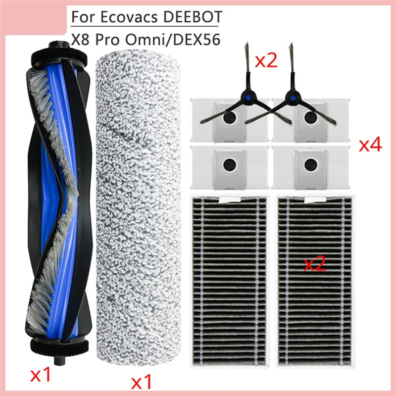 ABIY For Ecovacs DEEBOT X8 Pro Omni DEX56 Main Brush, Side Brush, HEPA Filter Made Of High Quality Materials
ABIY For Ecovacs DEEBOT X8 Pro Omni DEX56 Main Brush, Side Brush, HEPA Filter Made Of High Quality Materials