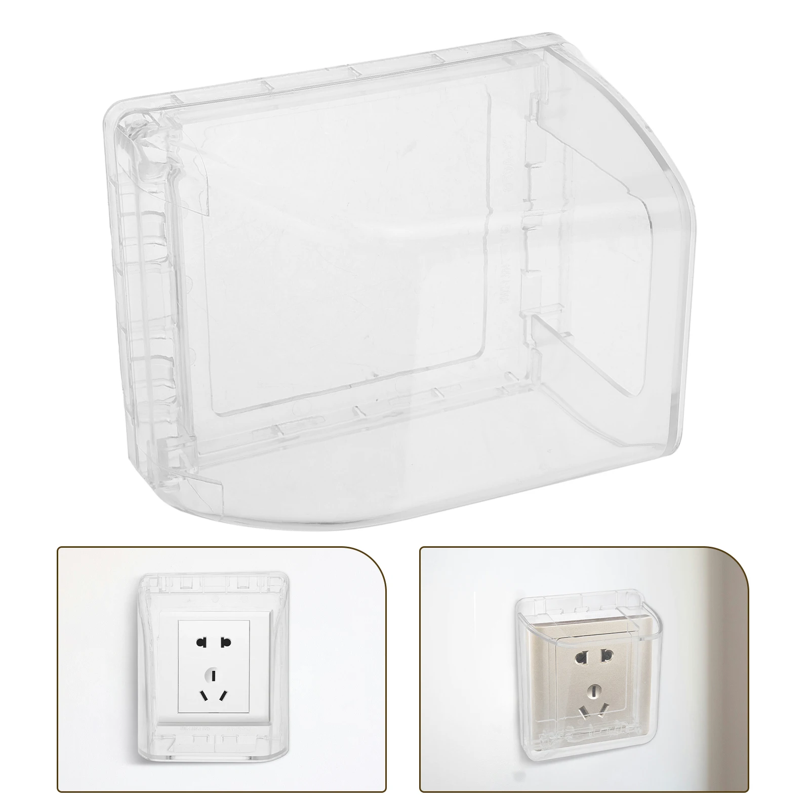 Transparent Waterproof Socket Outlet for 86 Type Switch Thickened Plastic Durable Construction Bathroom Living Room
Transparent Waterproof Socket Outlet for 86 Type Switch Thickened Plastic Durable Construction Bathroom Living Room