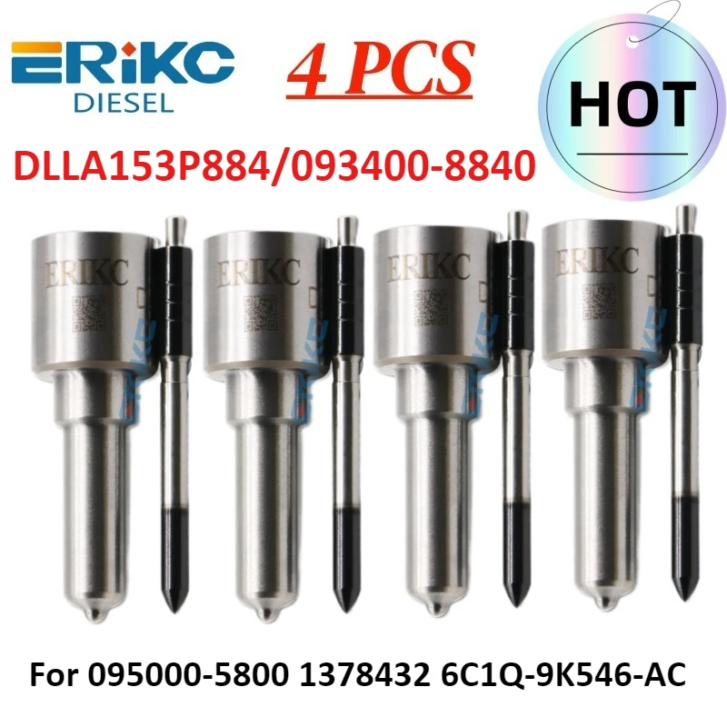 4PCS DLLA153P884 Diesel Injector Nozzle 093400-8840 Nozzle Injector 095000-5800 1378432 6C1Q-9K546-AC for FORD CITROEN FIAT
4PCS DLLA153P884 Diesel Injector Nozzle 093400-8840 Nozzle Injector 095000-5800 1378432 6C1Q-9K546-AC for FORD CITROEN FIAT