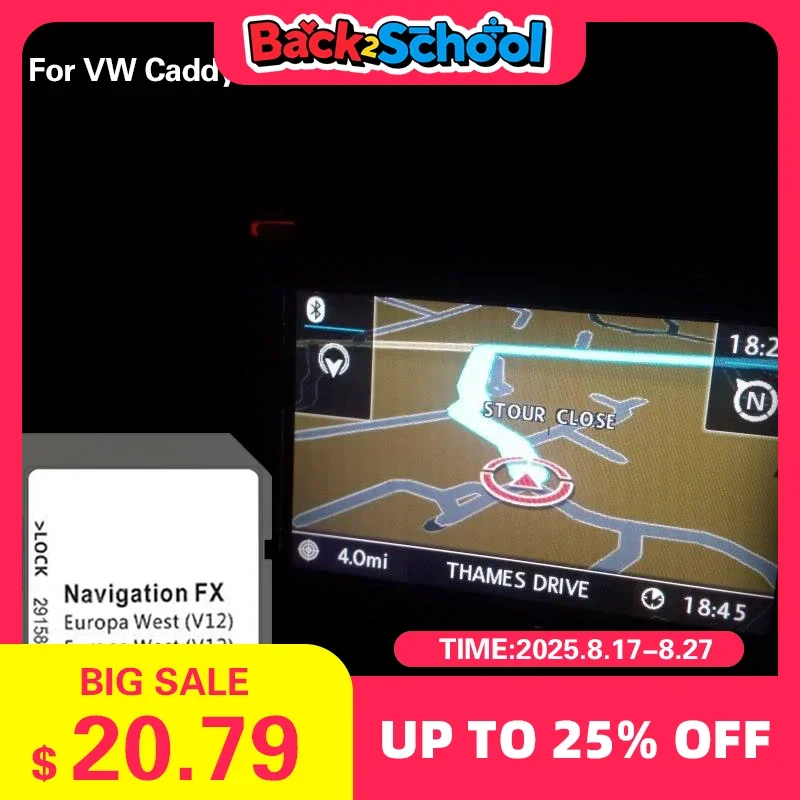 Use for VW Caddy (2K) (2005-2017) SD Map Cover Europe Western Germany Poland Netherlands Navigatiob Sat NAV Card
Use for VW Caddy (2K) (2005-2017) SD Map Cover Europe Western Germany Poland Netherlands Navigatiob Sat NAV Card