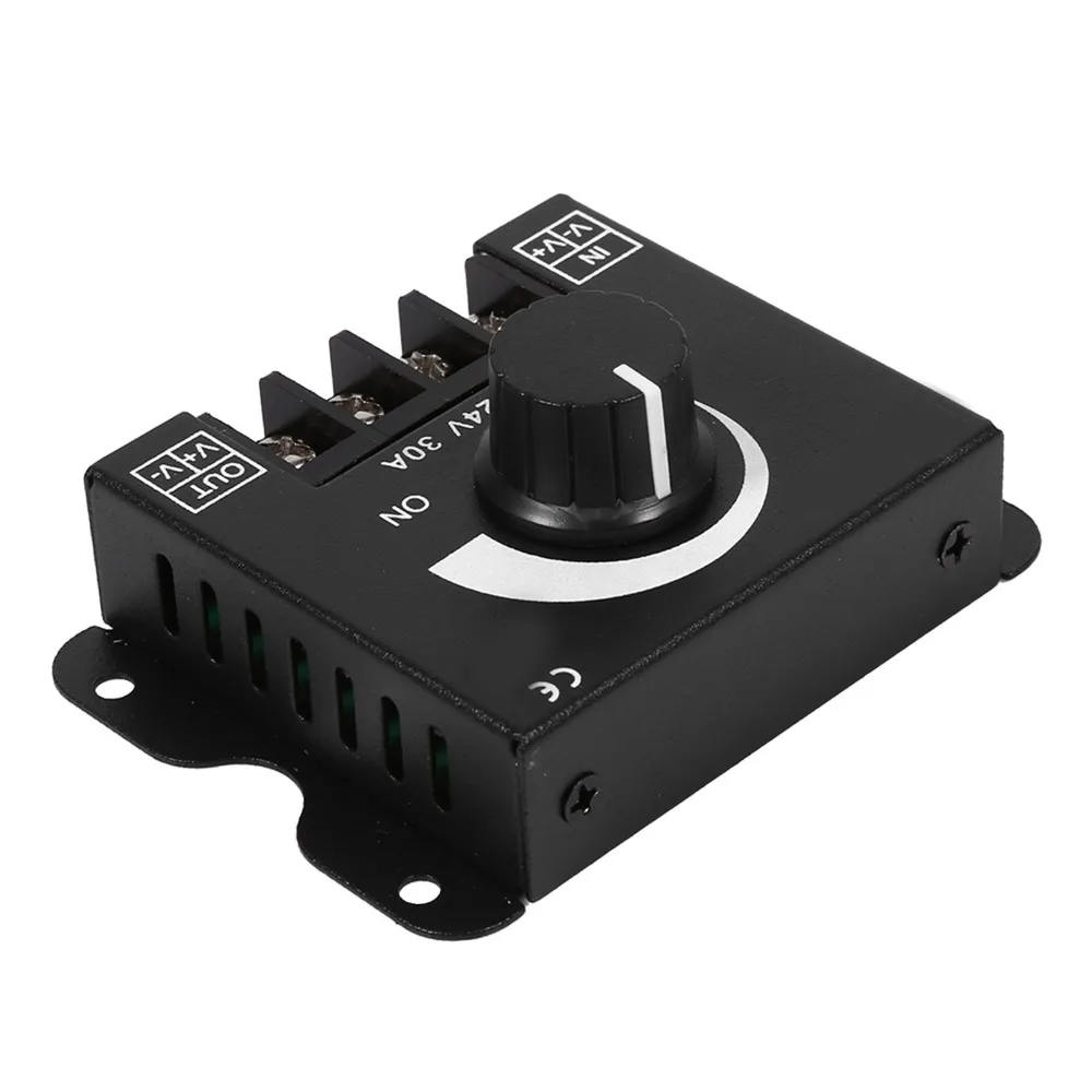 Easy Metal LED Dimmer Switch 12V-24V DC 30A Current LED Strip Light Controller Adjustable Brightness Controller Strip Light
Easy Metal LED Dimmer Switch 12V-24V DC 30A Current LED Strip Light Controller Adjustable Brightness Controller Strip Light