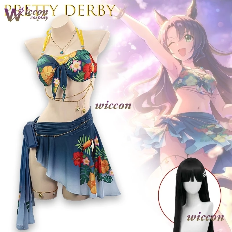 Moe Pretty Derby Satono Crown Summer Cosplay Outfit Cosplay Costume High Quality Girls Story Halloween Sexy Swimsuit
Moe Pretty Derby Satono Crown Summer Cosplay Outfit Cosplay Costume High Quality Girls Story Halloween Sexy Swimsuit