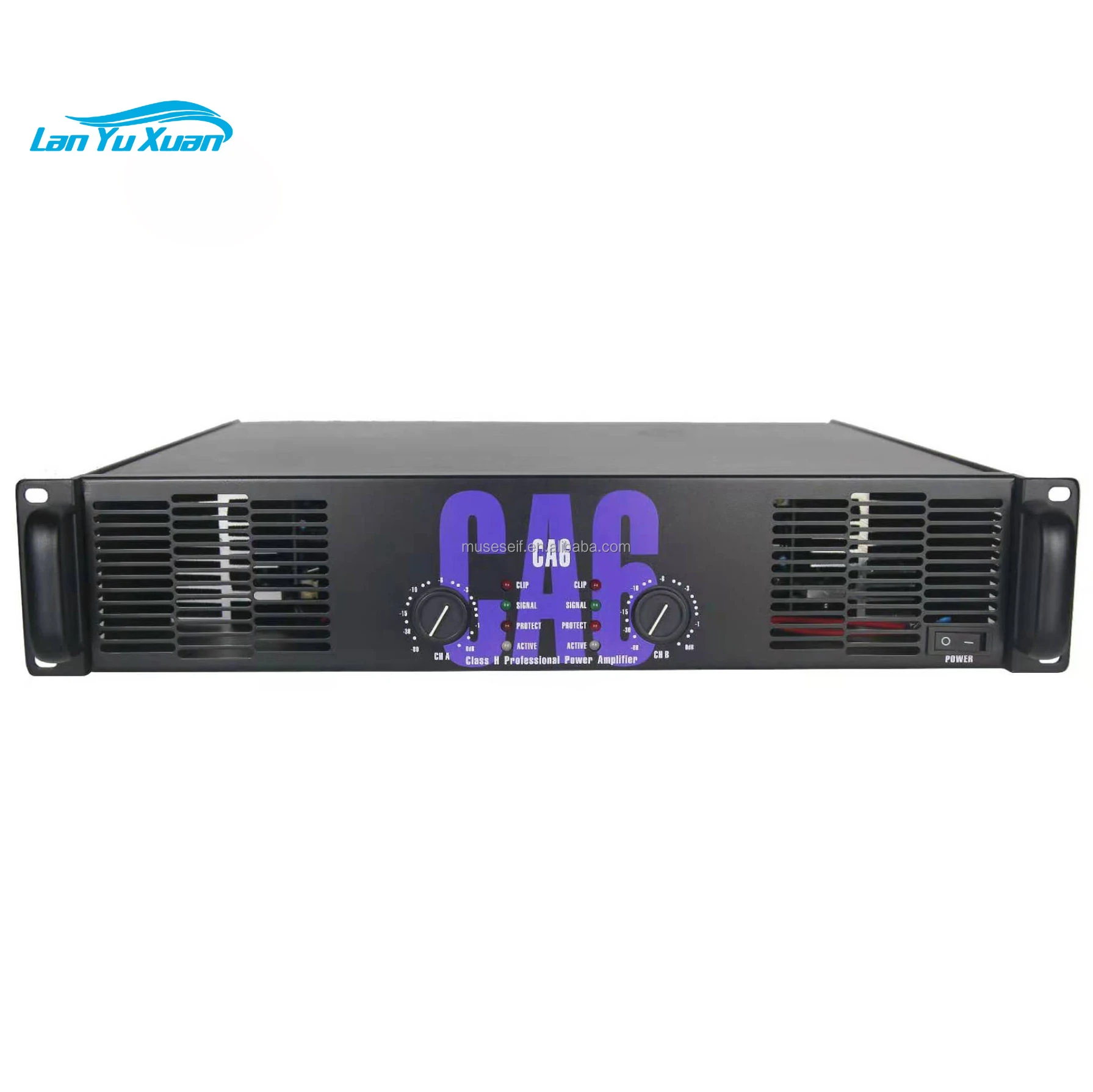 Professional 2-Channel Stage Performance Stereo Power Amplifier CA6 with Metal Shell High Output Speaker
Professional 2-Channel Stage Performance Stereo Power Amplifier CA6 with Metal Shell High Output Speaker