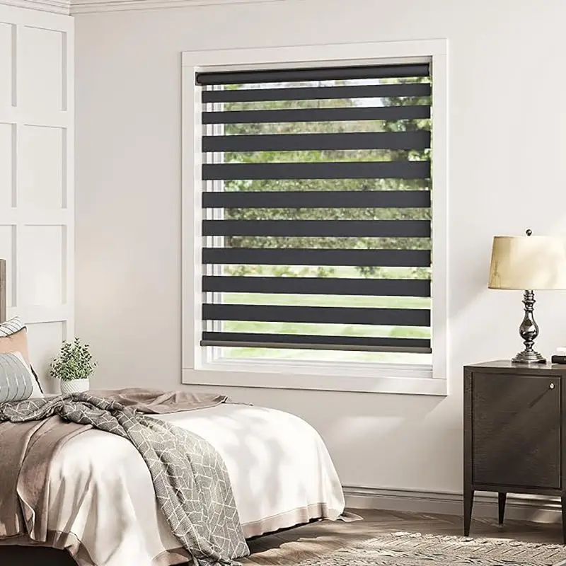 Motorized Zebra Blinds. Remote control to switch between sheer & blackout. Quiet motor, smooth operation. Smart home ready. Shop
Motorized Zebra Blinds. Remote control to switch between sheer & blackout. Quiet motor, smooth operation. Smart home ready. Shop
