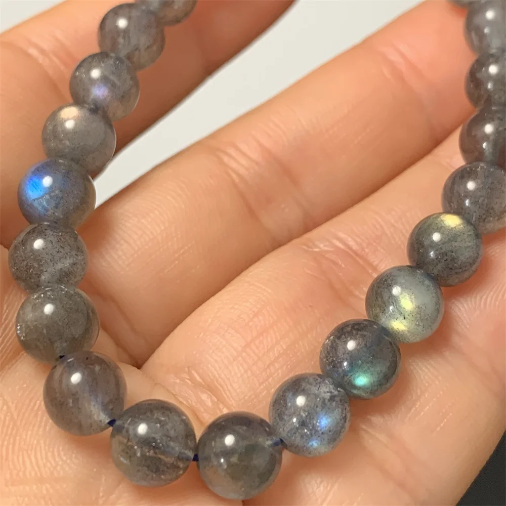 1Piece Natural Clear Black Grey Sesame Body Purple Blue Light Labrador Stones Bracelets Women Dark Rainbow Labradorite Bracelet
1Piece Natural Clear Black Grey Sesame Body Purple Blue Light Labrador Stones Bracelets Women Dark Rainbow Labradorite Bracelet