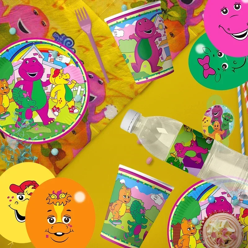 Barney Theme Birthday Party Decorations Cake Topper Birthday CUP Napkin PLATE Straw Swirls Stickers KidsParty Supplies Decor
Barney Theme Birthday Party Decorations Cake Topper Birthday CUP Napkin PLATE Straw Swirls Stickers KidsParty Supplies Decor
