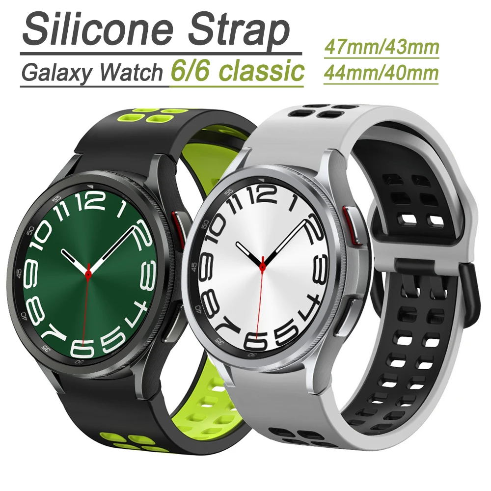 Ремешок без зазоров для Samsung Galaxy Watch 6/4 classic 47 мм 46 мм 43 мм/5 pro 45 мм силиконовый браслет Galaxy Watch 6/5/4 40 мм 44 мм
Ремешок без зазоров для Samsung Galaxy Watch 6/4 classic 47 мм 46 мм 43 мм/5 pro 45 мм силиконовый браслет Galaxy Watch 6/5/4 40 мм 44 мм