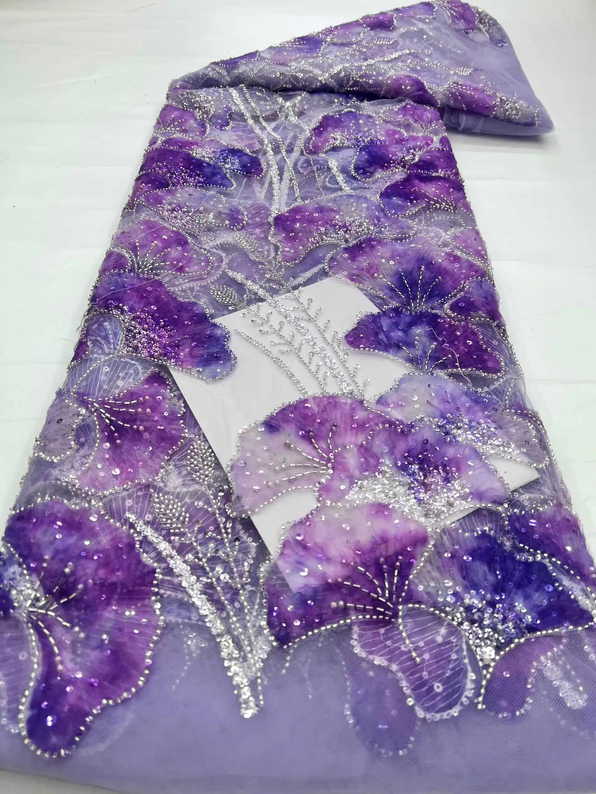 5 ярдов 2025 Высококачественная французская тюлевая сетчатая ткань с блестками, роскошная 3D кружевная ткань с бисером, африканская нигерийская свадебная ткань
5 ярдов 2025 Высококачественная французская тюлевая сетчатая ткань с блестками, роскошная 3D кружевная ткань с бисером, африканская нигерийская свадебная ткань