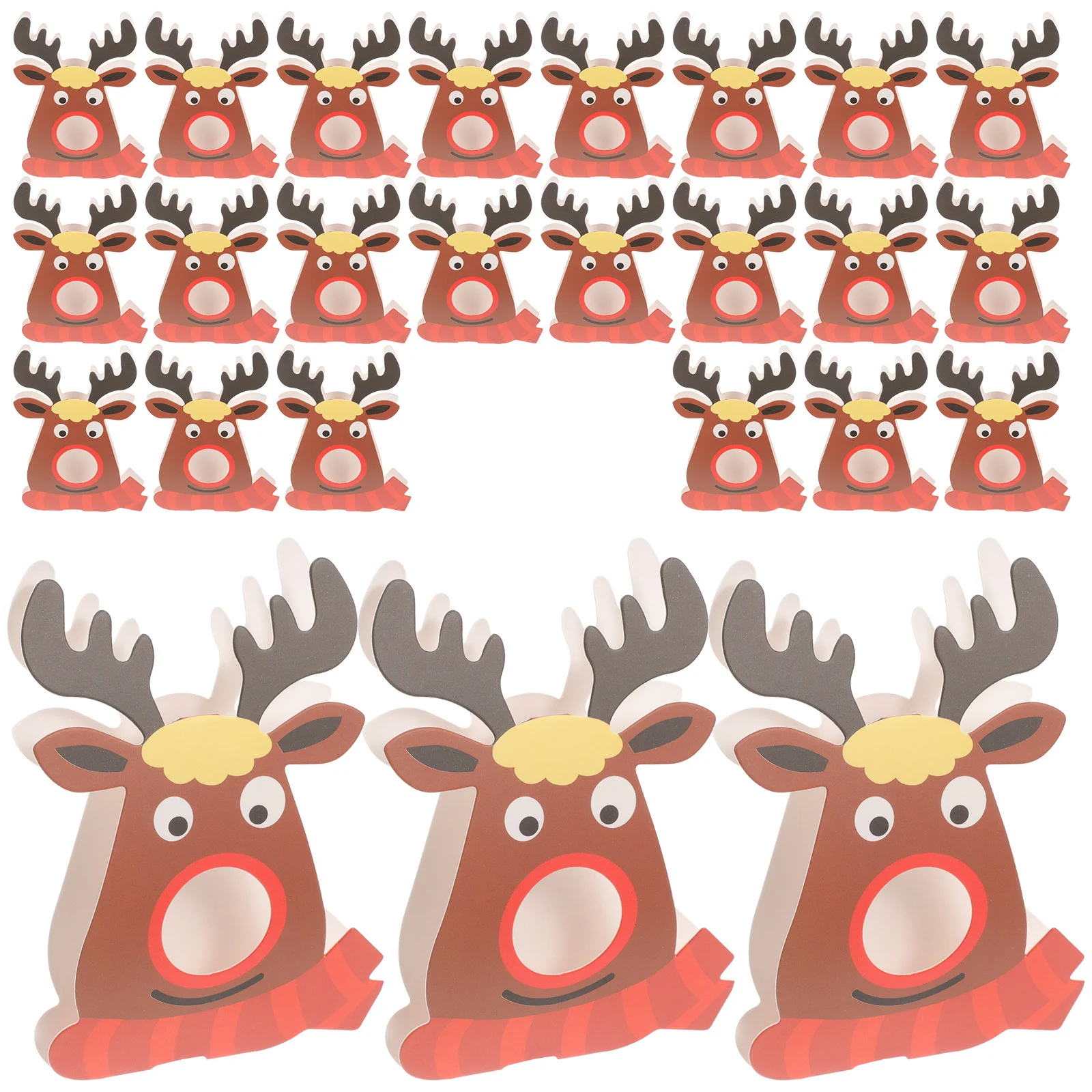 25Pcs Festive Deer Lollipop Paper Cards Bright Colorful Cartoon Design Food Grade Holder for Party Wedding Halloween Celebration
25Pcs Festive Deer Lollipop Paper Cards Bright Colorful Cartoon Design Food Grade Holder for Party Wedding Halloween Celebration