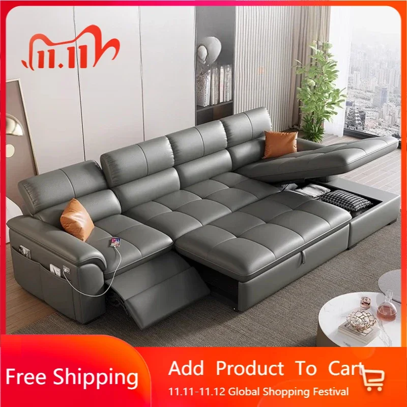 Designer Leather Sofa Living Room Ajustable Lounge Foldable Sofa Reclinable Modular Minimalist Woonkamer Banken Lounge Furniture
Designer Leather Sofa Living Room Ajustable Lounge Foldable Sofa Reclinable Modular Minimalist Woonkamer Banken Lounge Furniture