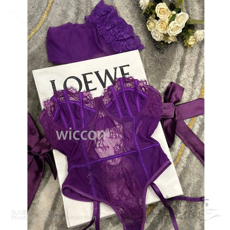 Sexy Lace Sheer Sexy Bodysuit Bow Hollow Out Mesh Silk Bandage Erotic Playsuit 4 Colors Corset Sensual Jumpsuit Women New
Sexy Lace Sheer Sexy Bodysuit Bow Hollow Out Mesh Silk Bandage Erotic Playsuit 4 Colors Corset Sensual Jumpsuit Women New