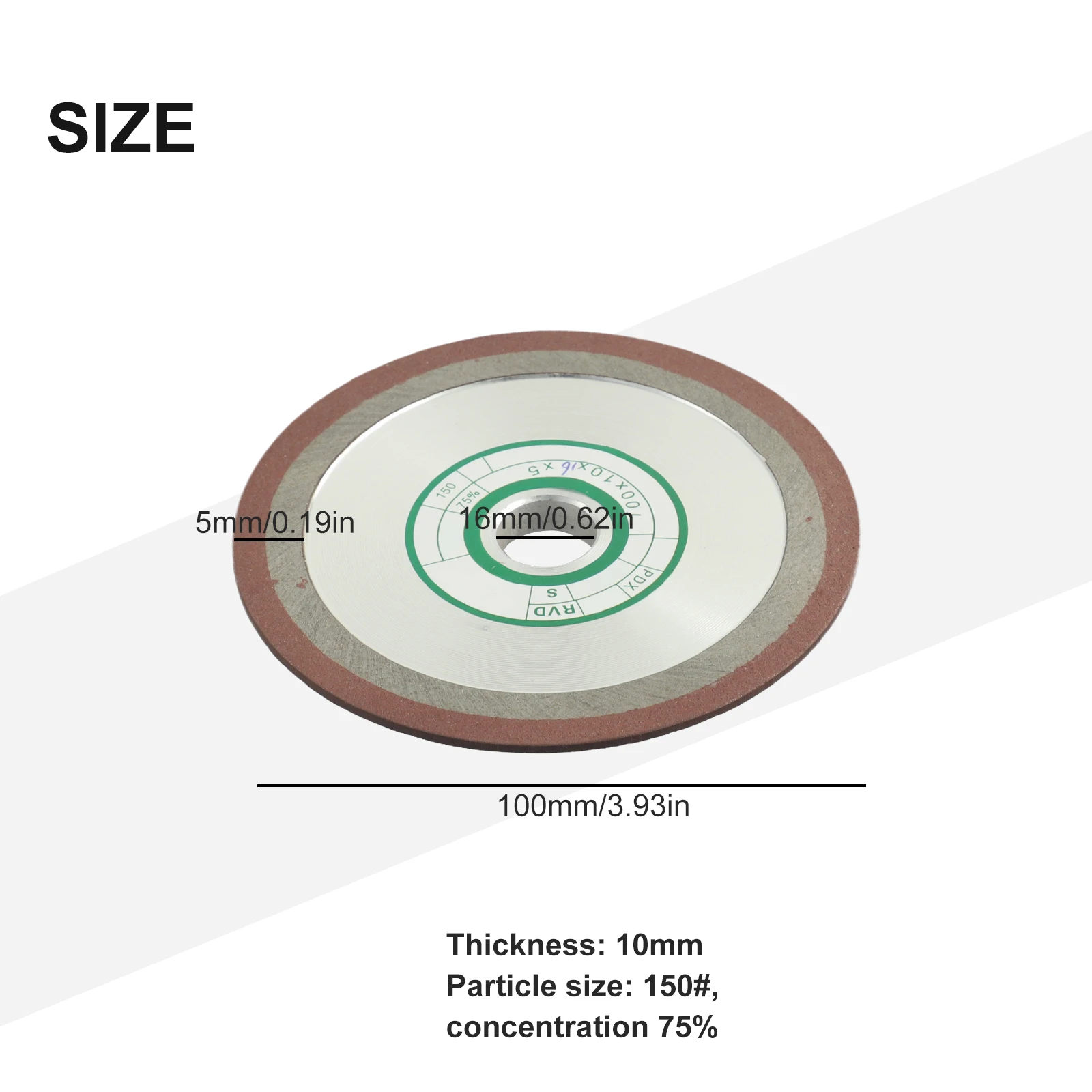 1PCS Resin Grinding Wheel for Hard Alloys 100mm Diameter 150# Grit for Effective Material Polishing and Processing
1PCS Resin Grinding Wheel for Hard Alloys 100mm Diameter 150# Grit for Effective Material Polishing and Processing