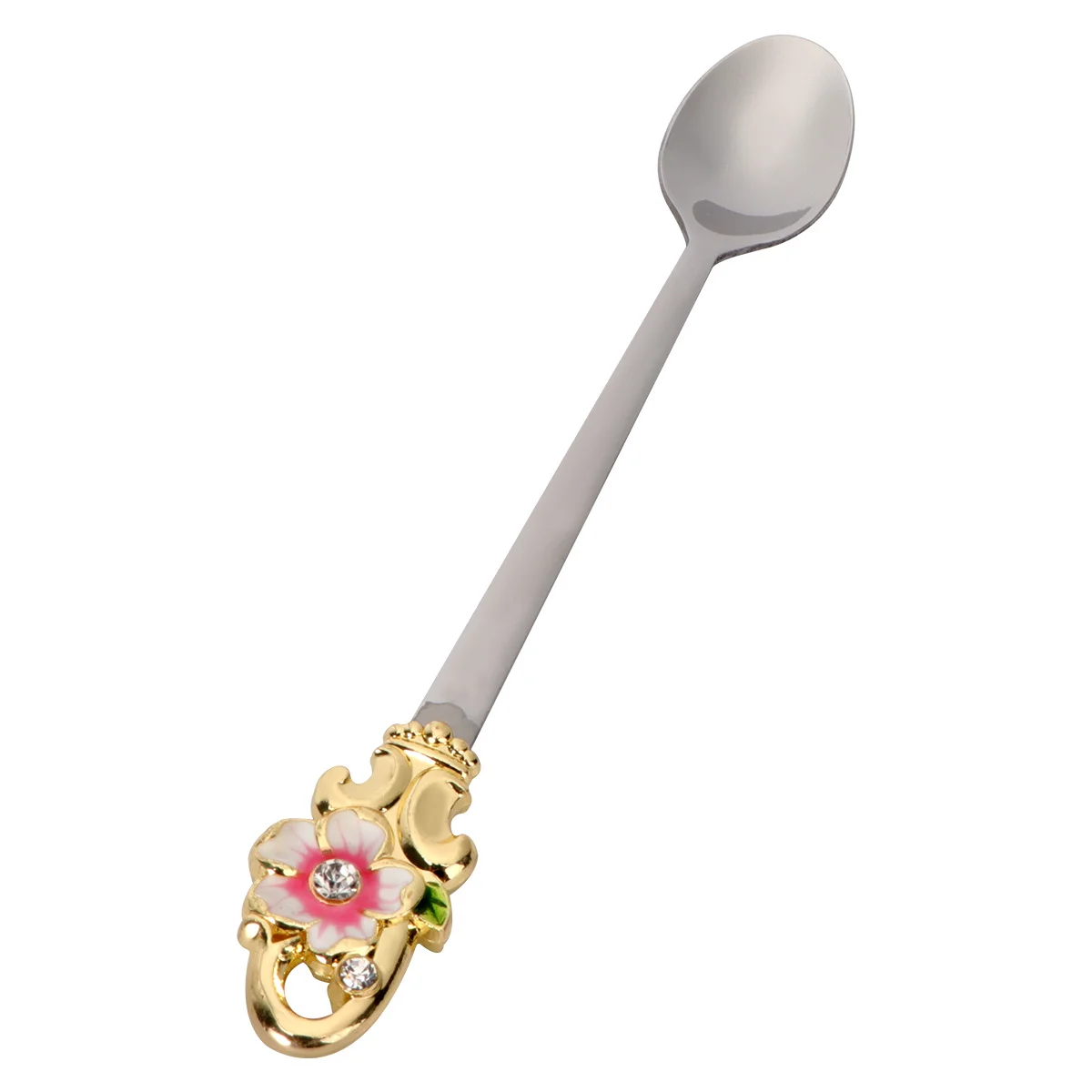 Stainless Steel Coffee Spoon Enamel Plum Blossom Mirror Surface Dessert Scoop Flower Coffee Spoons Kitchen Stirring
Stainless Steel Coffee Spoon Enamel Plum Blossom Mirror Surface Dessert Scoop Flower Coffee Spoons Kitchen Stirring