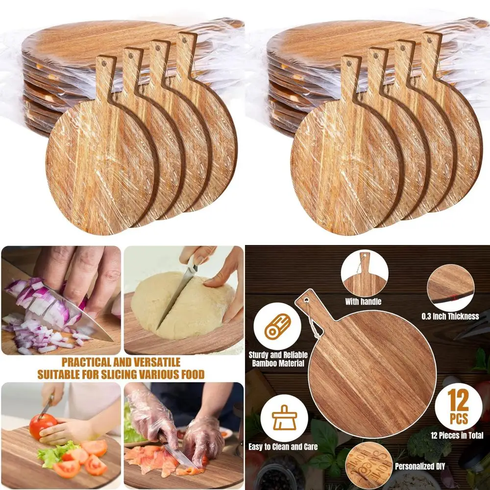 12 Acacia Wood Pizza Peel with Handle, Engraved, for Serving Cheese & Bread, DIY Wedding or Housewarming Gifts
12 Acacia Wood Pizza Peel with Handle, Engraved, for Serving Cheese & Bread, DIY Wedding or Housewarming Gifts