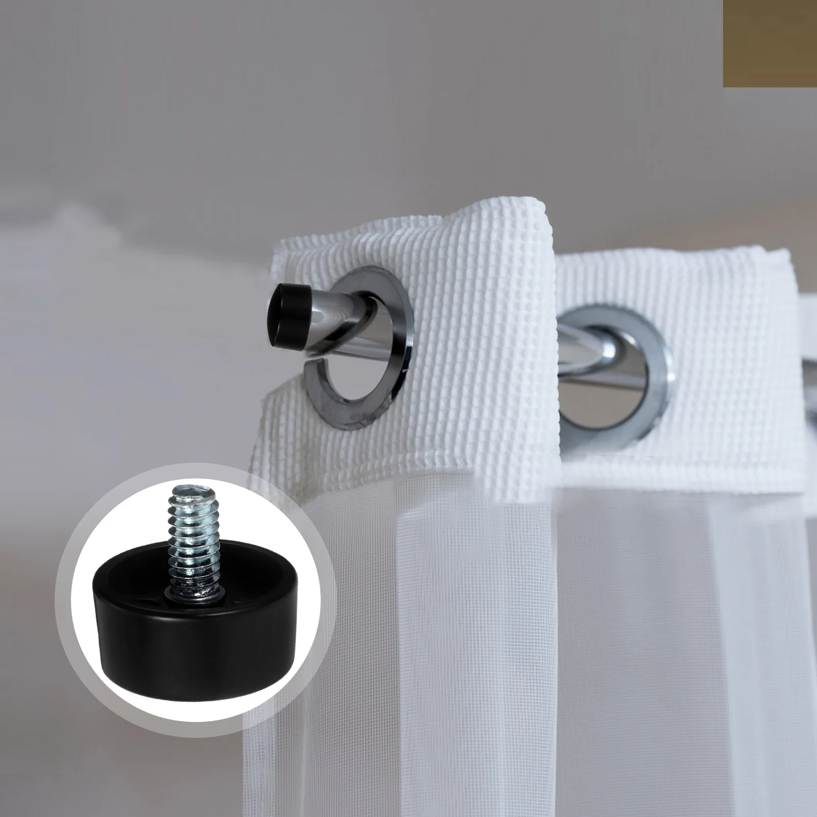 4pcs Curtain Rod End Caps Black Classic Design Plastic Metal Finials For Living Room Bedroom Office Decor Window
4pcs Curtain Rod End Caps Black Classic Design Plastic Metal Finials For Living Room Bedroom Office Decor Window