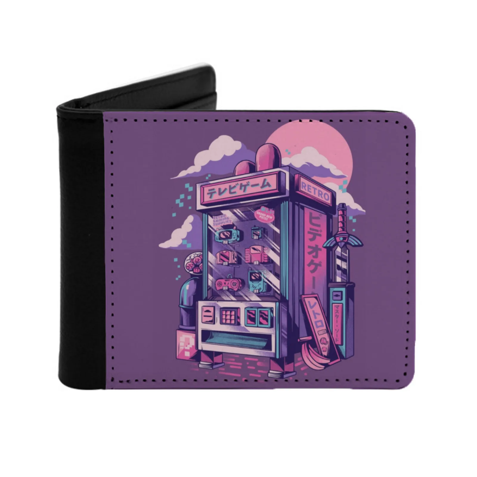 Retro Gaming Machine Personalized Men's Leather Wallet Credit Card Pouch Purse Retro Gaming Video Game Games Joystick Gaming
Retro Gaming Machine Personalized Men's Leather Wallet Credit Card Pouch Purse Retro Gaming Video Game Games Joystick Gaming