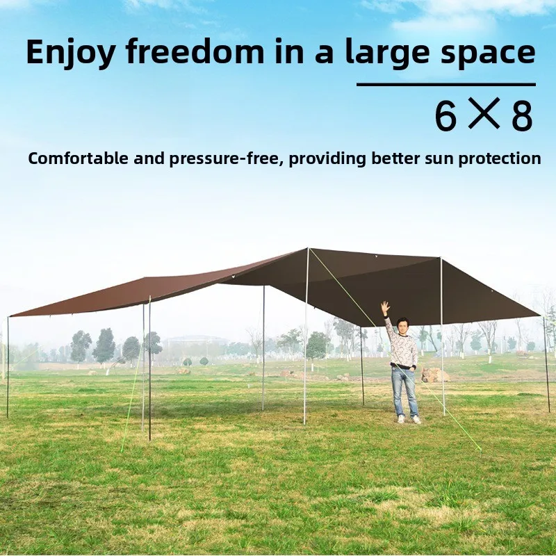 Ultra Large Waterproof Sun Shade Tent Outdoor Shelter UV Protection for Camping Oxford Cloth Professional Leisure Canopy Tent
Ultra Large Waterproof Sun Shade Tent Outdoor Shelter UV Protection for Camping Oxford Cloth Professional Leisure Canopy Tent