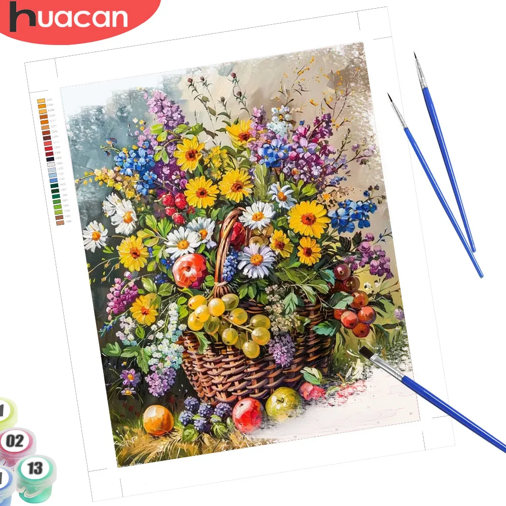 HUACAN Paint By Number Fruit Flower Picture Personalized Gifts Coloring By Numbers Kitchen Daisy Floral Home Decoraton Art
HUACAN Paint By Number Fruit Flower Picture Personalized Gifts Coloring By Numbers Kitchen Daisy Floral Home Decoraton Art