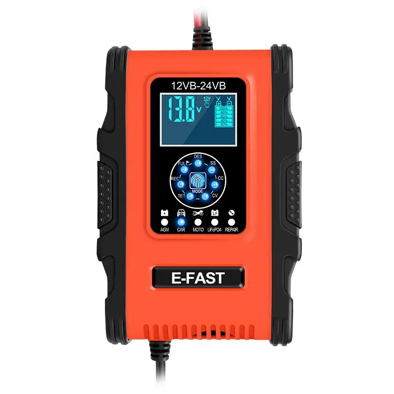 12A Smart Battery Charger for 14.6V Li 12V/24V Lead Acid Car Truck Motorcycle
12A Smart Battery Charger for 14.6V Li 12V/24V Lead Acid Car Truck Motorcycle