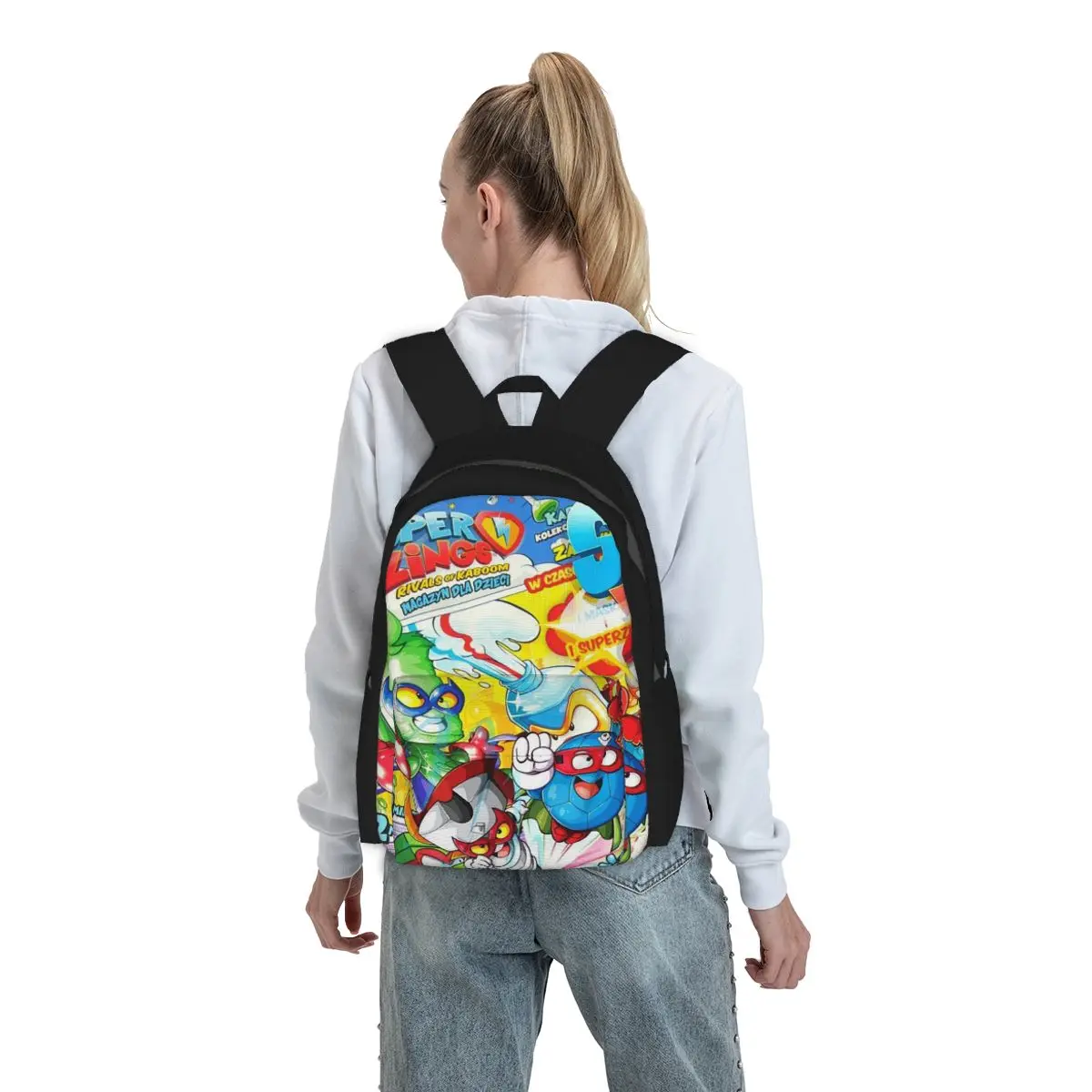 New Super Zings Cartoon Game Superzings Backpack Boys Girls BookBag Children School Bag Computer Shoulder Bags for Men Women
New Super Zings Cartoon Game Superzings Backpack Boys Girls BookBag Children School Bag Computer Shoulder Bags for Men Women