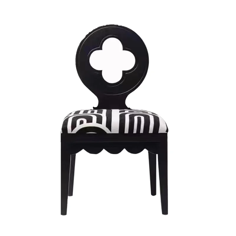 Medieval dining chair French wabi-**** retro four-leaf clover dressing chair Hotel cafe chair
Medieval dining chair French wabi-**** retro four-leaf clover dressing chair Hotel cafe chair