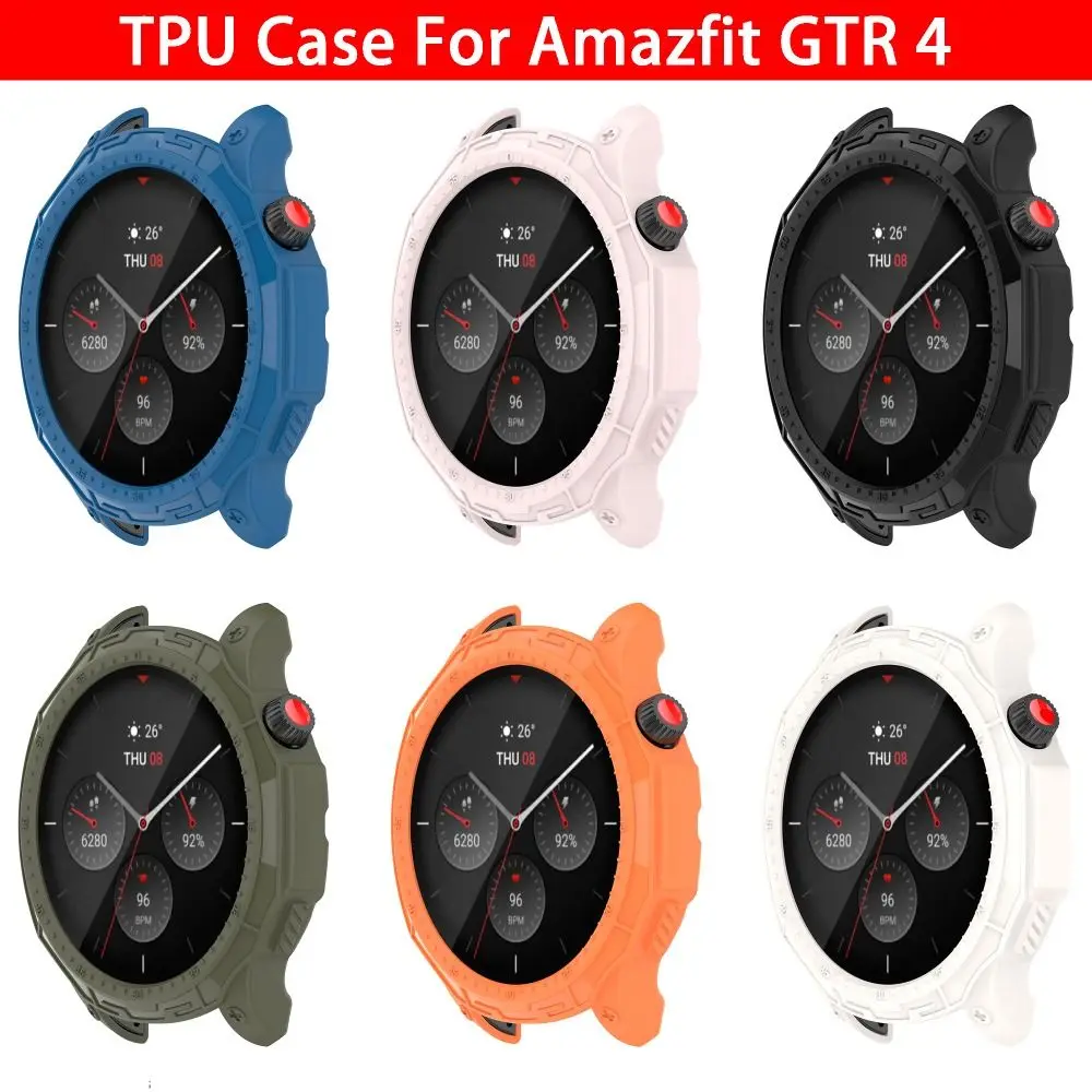 Защитный чехол для часов Amazfit GTR 4 с мягкими краями, защитный чехол для экрана, чехол для часов, защитный бампер, сменная крышка
Защитный чехол для часов Amazfit GTR 4 с мягкими краями, защитный чехол для экрана, чехол для часов, защитный бампер, сменная крышка