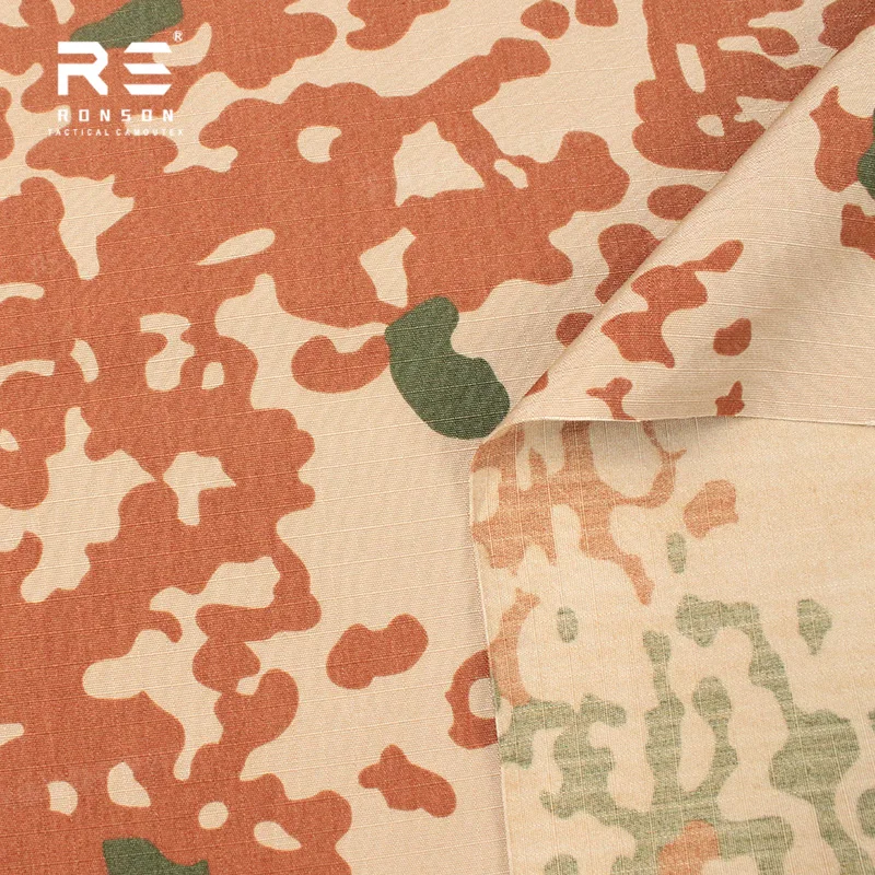 NYCO 50/50 Rip-stop Fabric Plaid Danish Desert Camouflage fabric 50% Nylon 50% Cotton tactical fabric use for uniform in stock
NYCO 50/50 Rip-stop Fabric Plaid Danish Desert Camouflage fabric 50% Nylon 50% Cotton tactical fabric use for uniform in stock