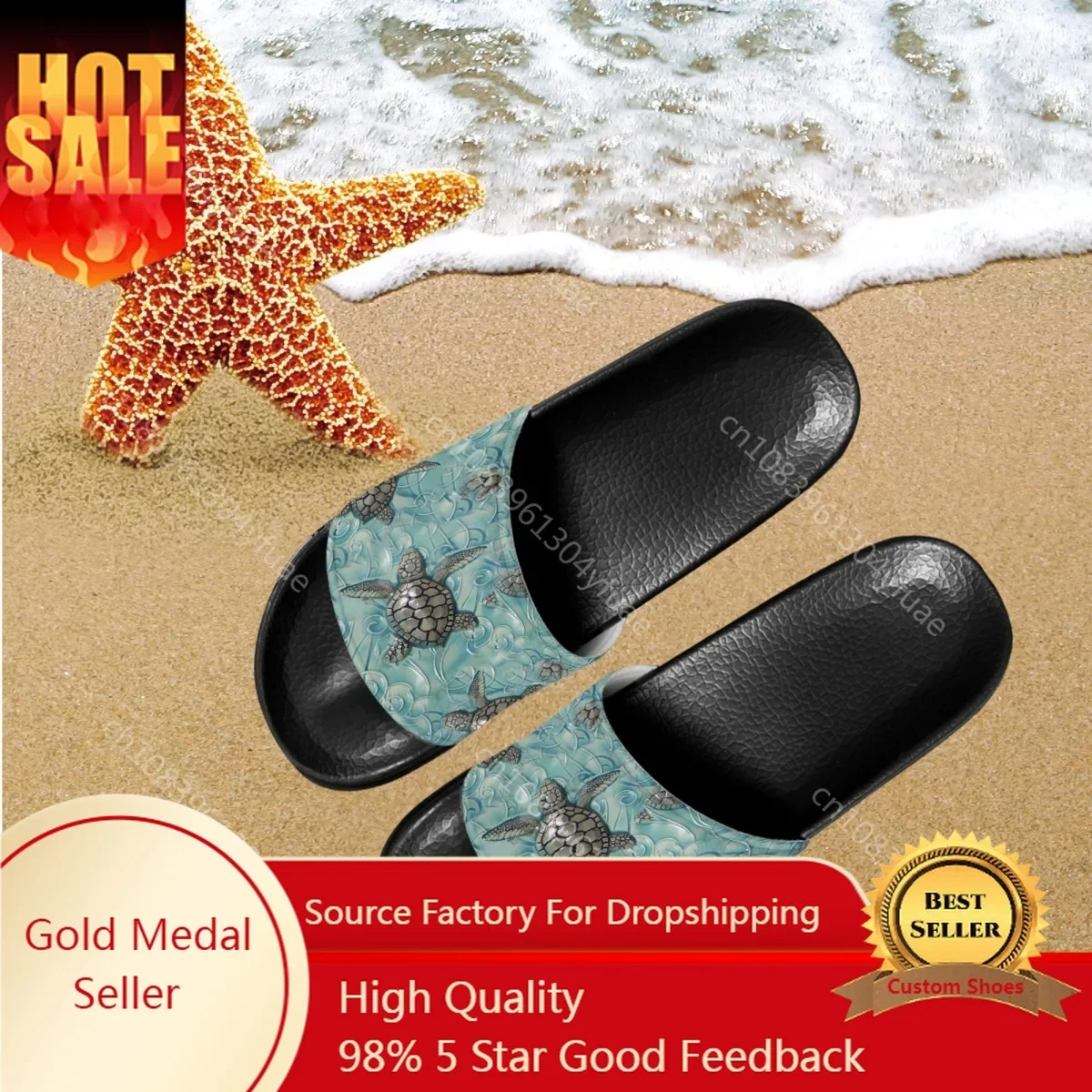 Women Summer Slippers Animal 3D Sea Turtle Pattern Home Bathroom Ladies Slides Beach Water Shoes Woman Anti-slip Lightweight
Women Summer Slippers Animal 3D Sea Turtle Pattern Home Bathroom Ladies Slides Beach Water Shoes Woman Anti-slip Lightweight