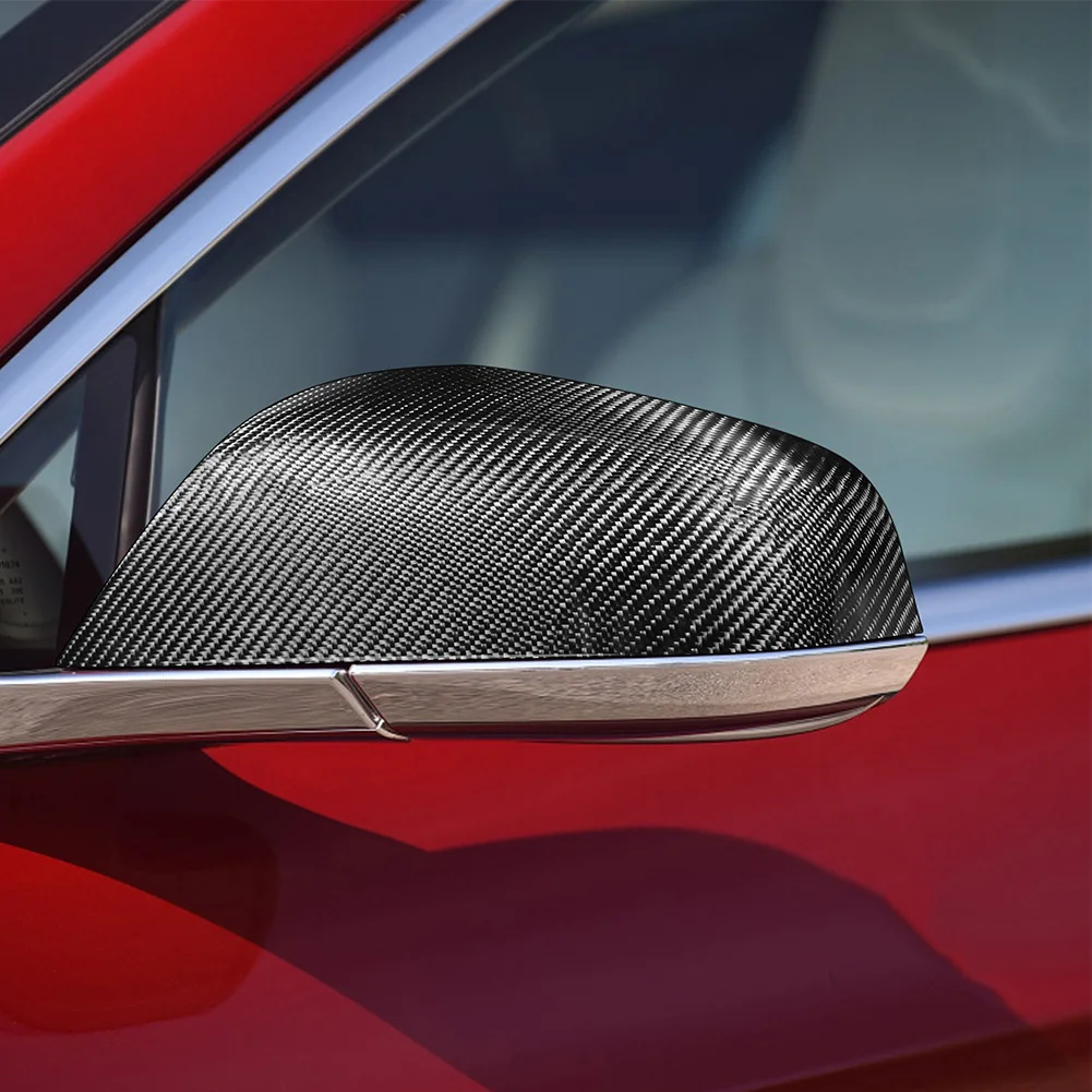 1 Pair Side Door Mirror Cover Matt Finish Carbon Fiber Pattern Rear View Mirrors Cover Cap Replacement For 2012-18 Tesla Model S
1 Pair Side Door Mirror Cover Matt Finish Carbon Fiber Pattern Rear View Mirrors Cover Cap Replacement For 2012-18 Tesla Model S