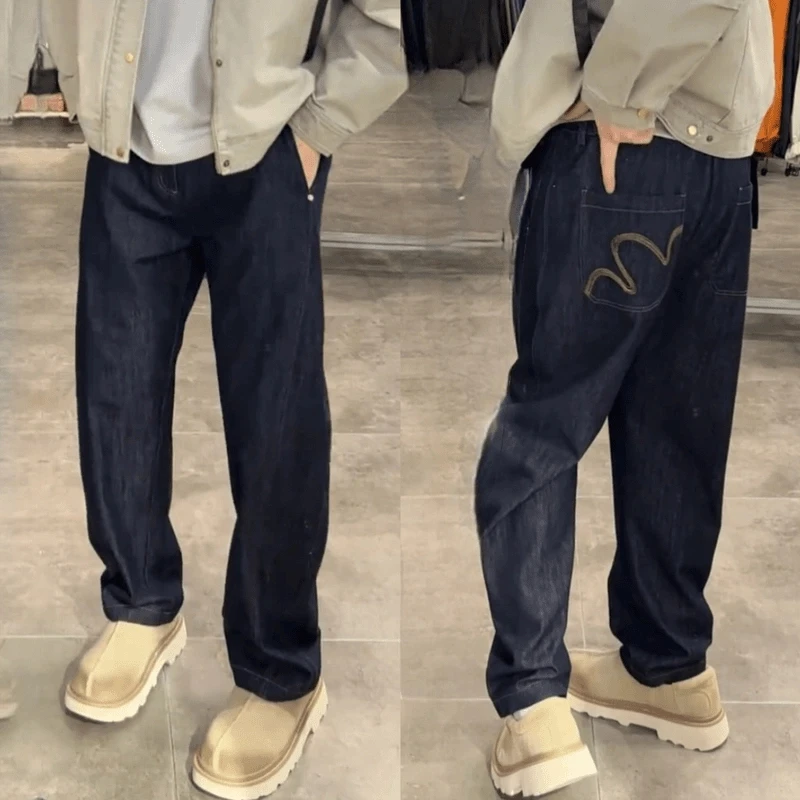 Мужские джинсы свободного кроя с вышивкой, тонкие, летние, прямые, повседневные, универсальные, простые, модные
Мужские джинсы свободного кроя с вышивкой, тонкие, летние, прямые, повседневные, универсальные, простые, модные