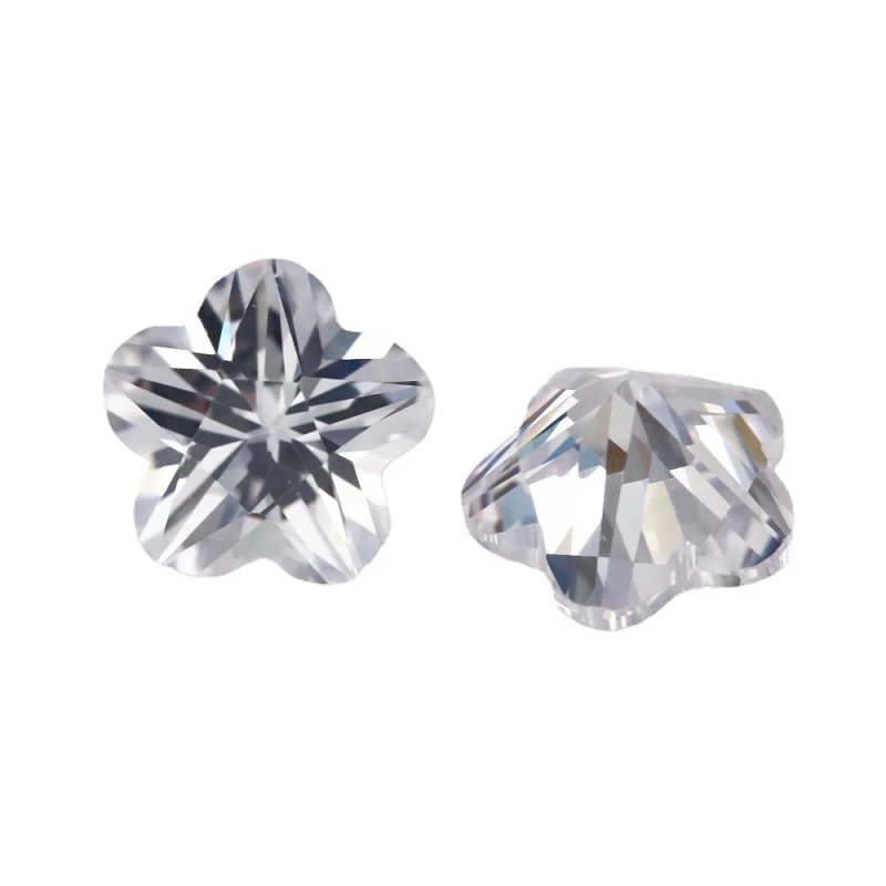 20pcs/50pcs Size 4x4mm~10x10mm Flower Shape White AAAAA Loose Cubic Zirconia Stone JIANGYUANGEMS
20pcs/50pcs Size 4x4mm~10x10mm Flower Shape White AAAAA Loose Cubic Zirconia Stone JIANGYUANGEMS