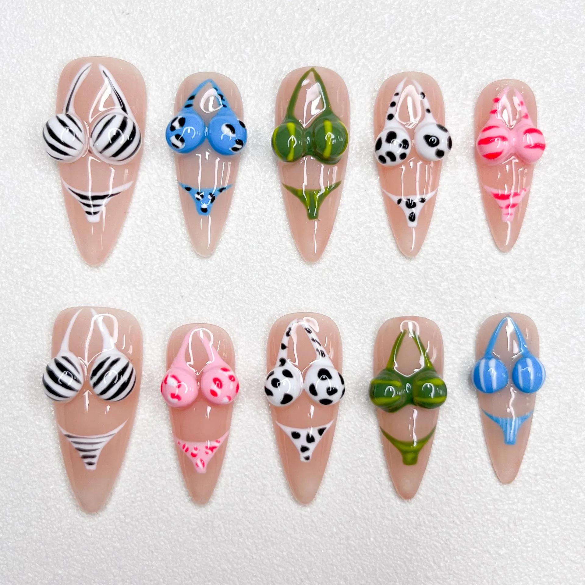 New 3D Handmade Personalized Sexy Fake Nails Mandarin Duck Series Press on Nails Female Nail Ornament
New 3D Handmade Personalized Sexy Fake Nails Mandarin Duck Series Press on Nails Female Nail Ornament
