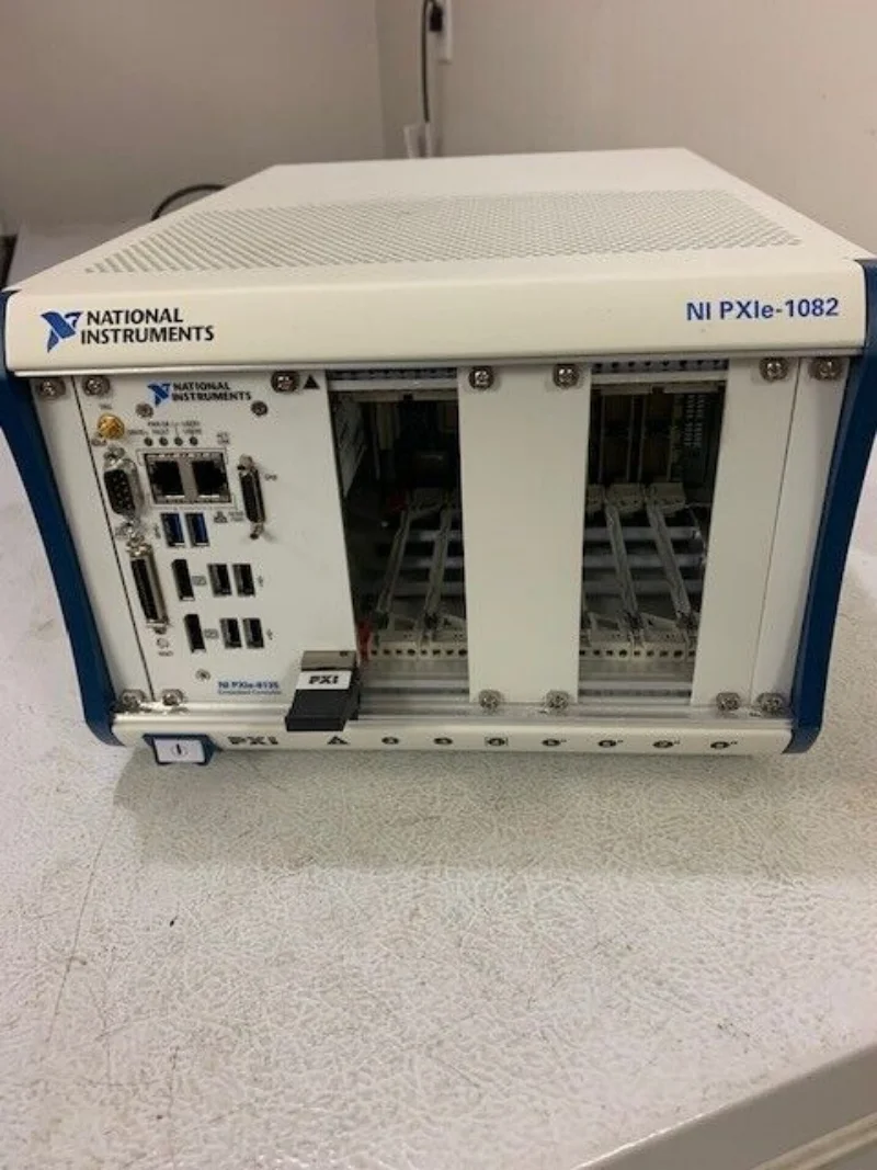 National Instruments PXIe-1082 8-слотовое шасси PXI с процессором NI Pxie 8135
National Instruments PXIe-1082 8-слотовое шасси PXI с процессором NI Pxie 8135