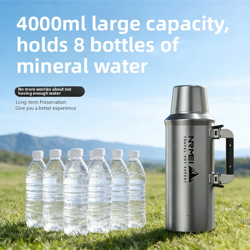 Large Capacity Stainless Steel Insulated Water Bottle 3L Portable Travel Car Outdoor All Steel Tea Pot 316L Inner Vessel
Large Capacity Stainless Steel Insulated Water Bottle 3L Portable Travel Car Outdoor All Steel Tea Pot 316L Inner Vessel