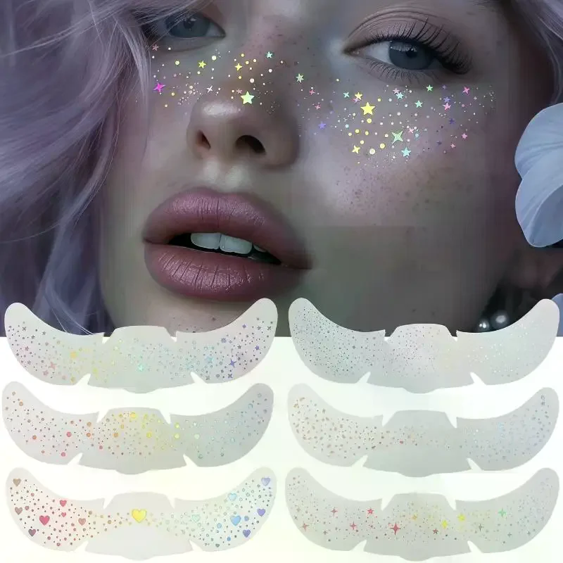1 Sheet Glitter Freckles Holographic Stickers Waterproof Heart Freckle Temporary Tattoo Stickers Face Makeup
1 Sheet Glitter Freckles Holographic Stickers Waterproof Heart Freckle Temporary Tattoo Stickers Face Makeup