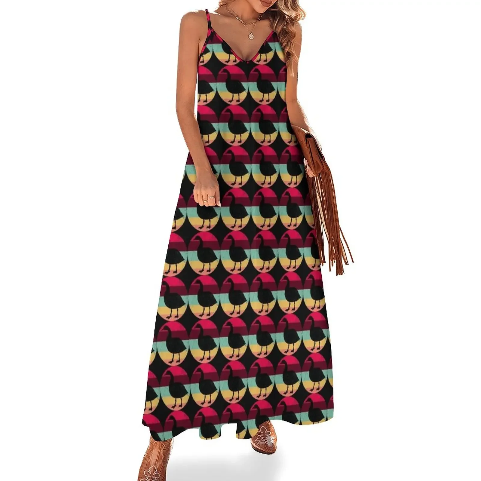 Goose Vintage Sunset Sleeveless Dress summer dress woman 2025 Women's long dress women
Goose Vintage Sunset Sleeveless Dress summer dress woman 2025 Women's long dress women