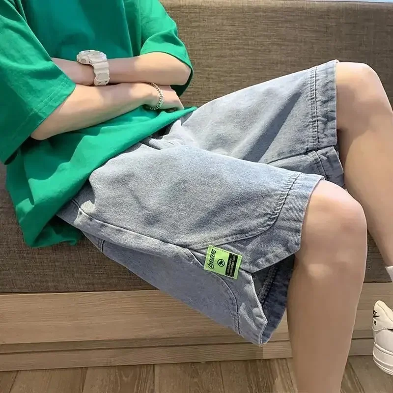 Loose with Pockets Man Denim Shorts Split Short Jeans Pants for Men Oversize Big Size Baggy Drawstring Wide Distressed Popular
Loose with Pockets Man Denim Shorts Split Short Jeans Pants for Men Oversize Big Size Baggy Drawstring Wide Distressed Popular