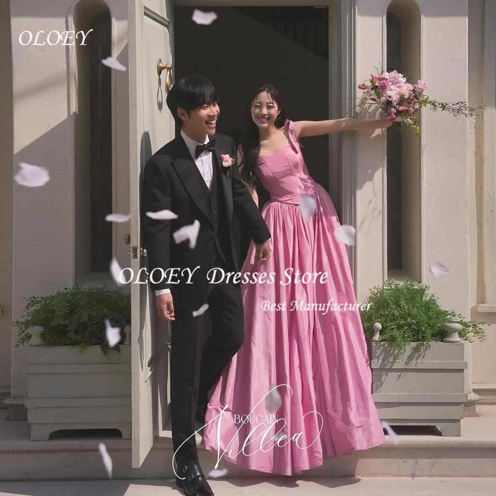 OLOEY Elegant Pink A Line Prom Dress Korea Wedding Photo Shoot Taffeta Floor Length Evening Party Gown Sleeveless Customized
OLOEY Elegant Pink A Line Prom Dress Korea Wedding Photo Shoot Taffeta Floor Length Evening Party Gown Sleeveless Customized