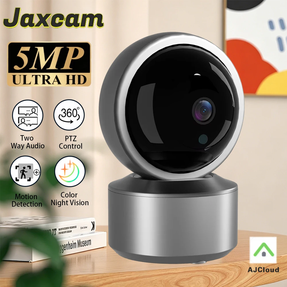 AJCloud 5MP Mini WiFi Camera Indoor 2K Surveillance Camera For Baby Pet Monitor Home Security Protection Human Detection
AJCloud 5MP Mini WiFi Camera Indoor 2K Surveillance Camera For Baby Pet Monitor Home Security Protection Human Detection