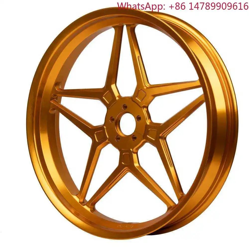 Motorcycle PartsGolden Pentagram 3D Spoked Aluminum Motorcycle Wheel Rim For 2018-2024 Softail Breakout Fatboy Models6061-T6 Alu
Motorcycle PartsGolden Pentagram 3D Spoked Aluminum Motorcycle Wheel Rim For 2018-2024 Softail Breakout Fatboy Models6061-T6 Alu