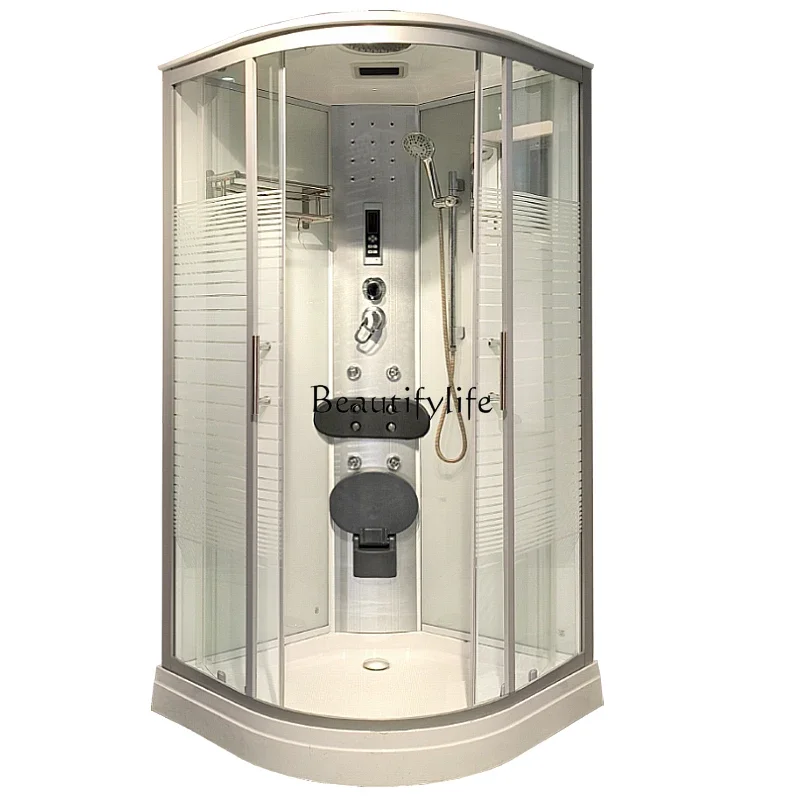 FG11-*Integral shower room Household fan-shaped glass Simple partition Bath integrated closed
FG11-*Integral shower room Household fan-shaped glass Simple partition Bath integrated closed