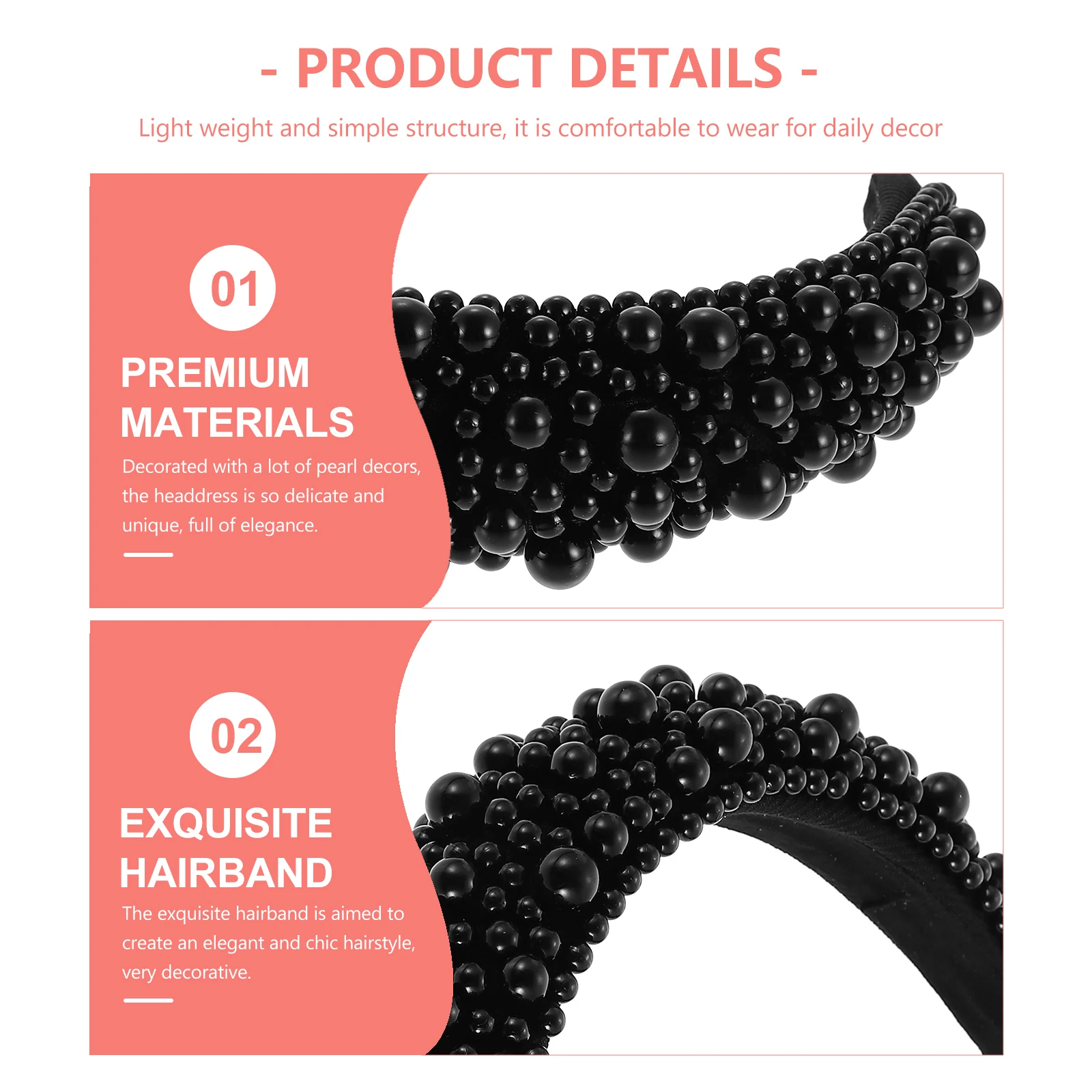 Pearl Hairband Women Elegant Wedding Accessories Rhinestones Embellished Comfortable Lightweight Daily Decor Party Use
Pearl Hairband Women Elegant Wedding Accessories Rhinestones Embellished Comfortable Lightweight Daily Decor Party Use